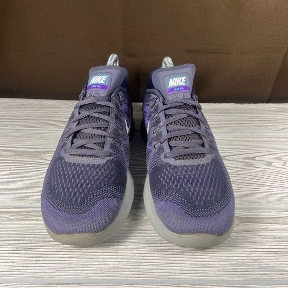 Nike Free RN Purple Running Training Shoe Athletic Sneaker Womens 8.5 - Picture 9 of 9